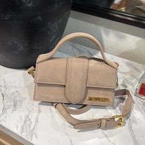Jacquemus Beige Leather Crossbody Bag
